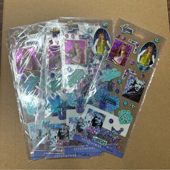 New Retired Hannah Montana Hallmark Sticker & Temporary Tattoo Lot (8) - Picture 2 of 10